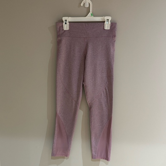 Old Navy Active Go-Dry Mid-Rise Purple Leggings Size L (10-12) - Picture 1 of 4